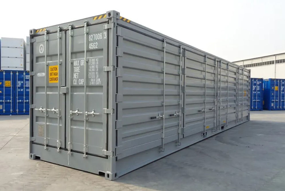 40 Fuß Container mit seitlicher Öffnung